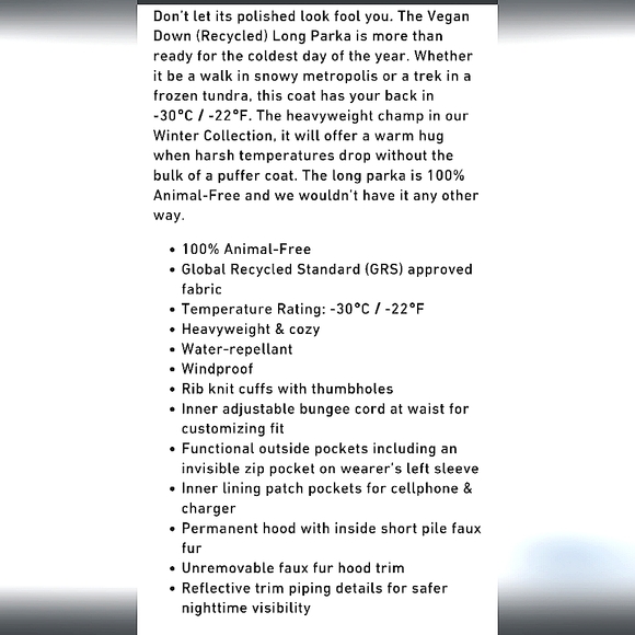 WOMEN'S VEGAN DOWN (RECYCLED) LONG PARKA, GRAPE - Picture 6 of 7